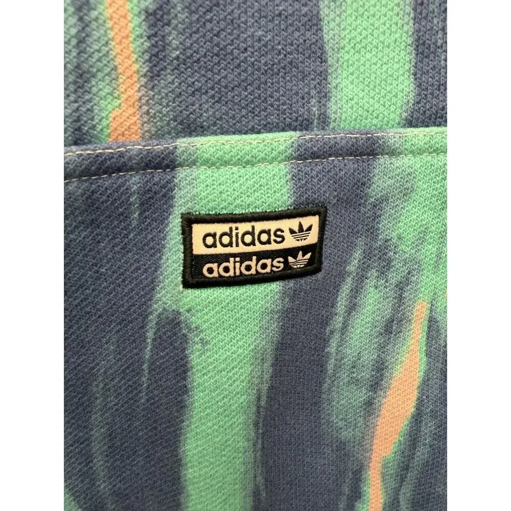 Adidas Marbled Paint Hoodie Sweatshirt RYV Unisex‎ Small Vintage